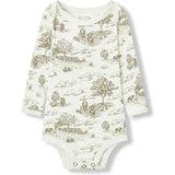 Country Toile Luxe Stretch Long Sleeve One Piece