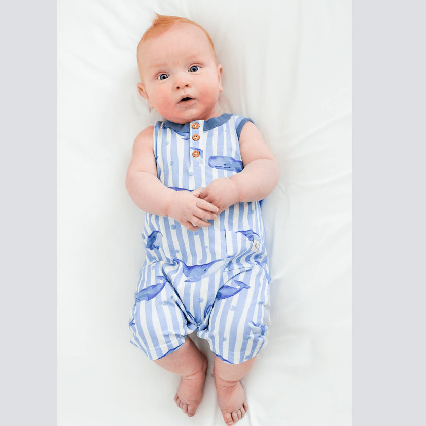 Cleo baby romper shorts