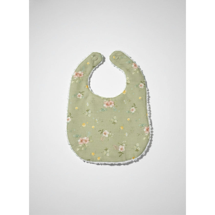 Layette Linen Bib – Hedgerow Floral