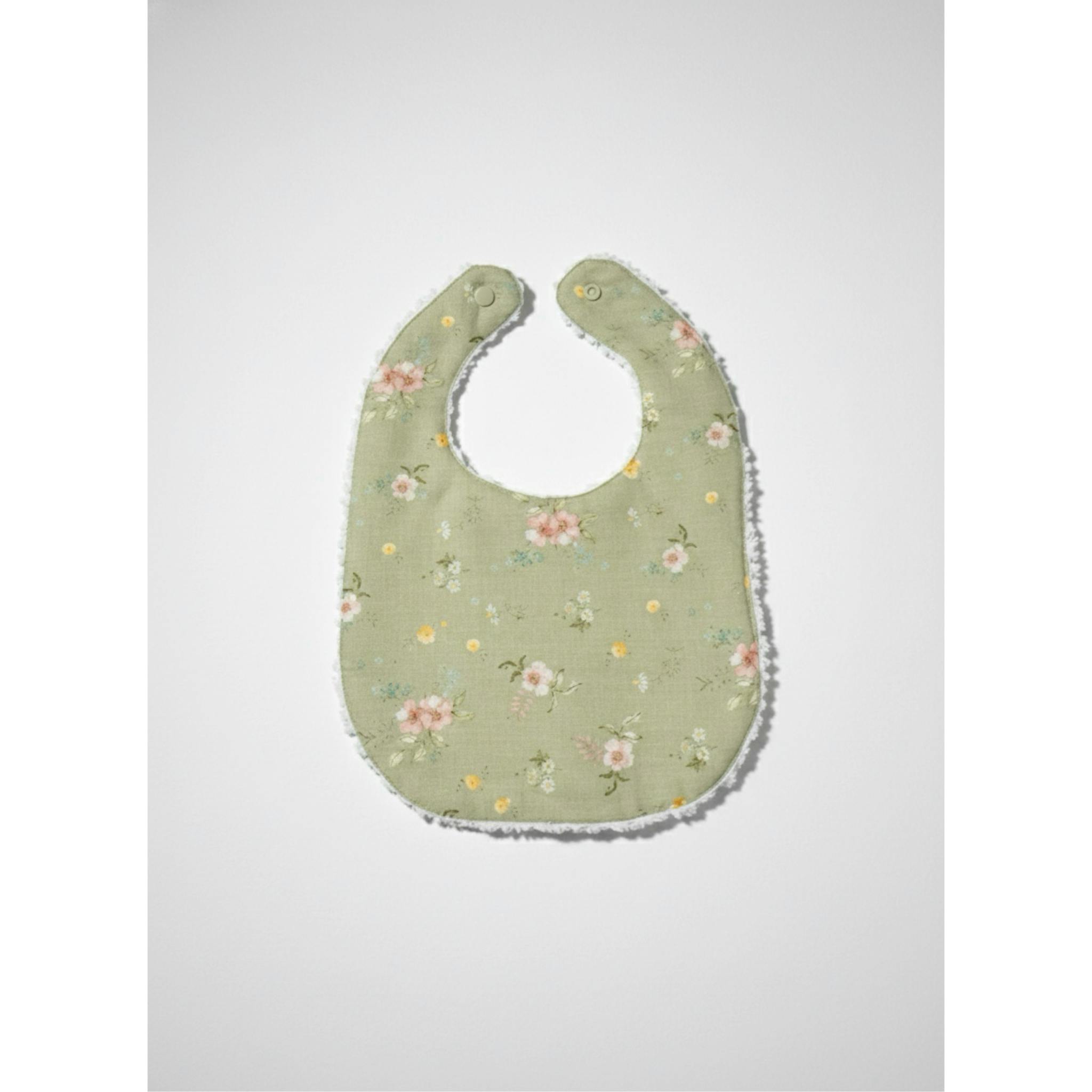 Layette Linen Bib – Hedgerow Floral