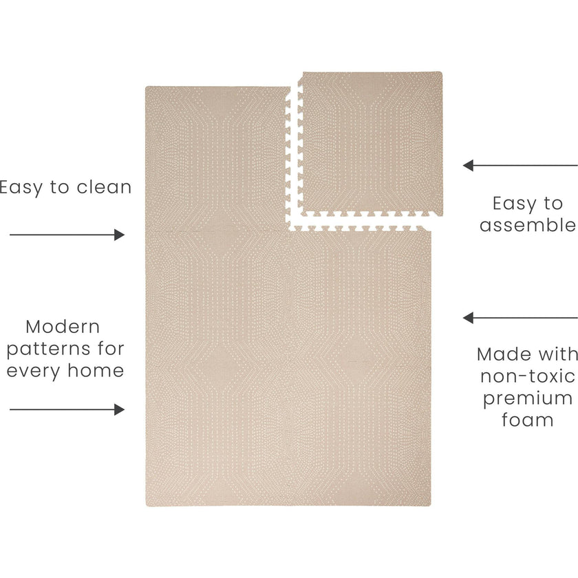 Haven Playmat | Cushioned Foam Puzzle mat for Babies & Toddlers