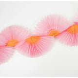 Pink Honeycomb Fan Garland