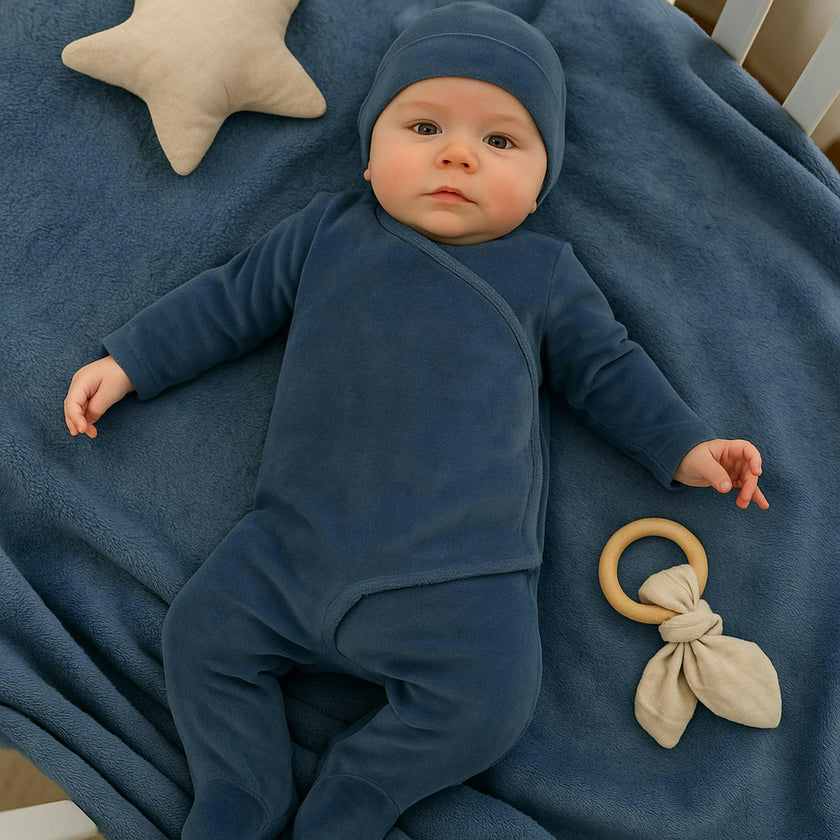 Velour Wrap Footie