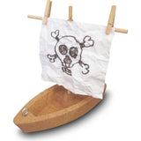 Terra Kids Cork Boat - Easy to Assemble and Upgrade with Materials Found in Nature - DIY Fun for Young and Old
