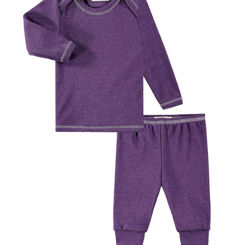 Rib Lap Tee and Legging Set