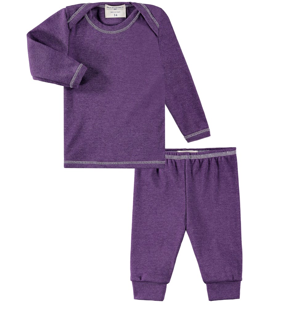 Rib Lap Tee and Legging Set