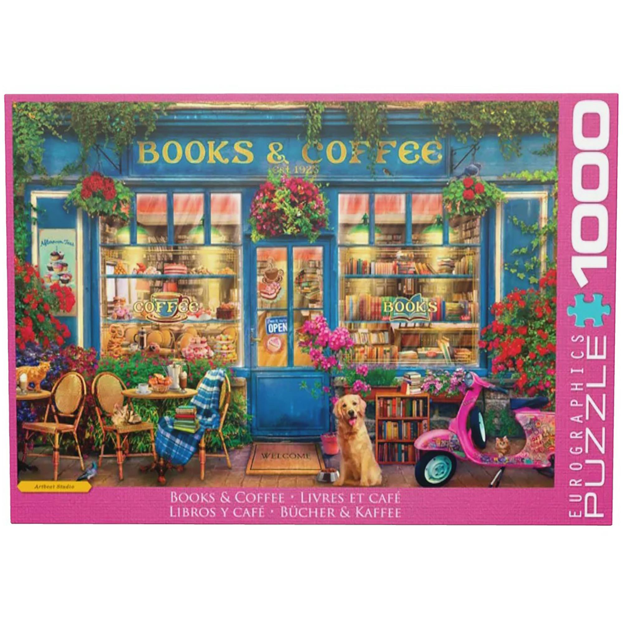 Books & Coffee - 1000 PC Puzzle