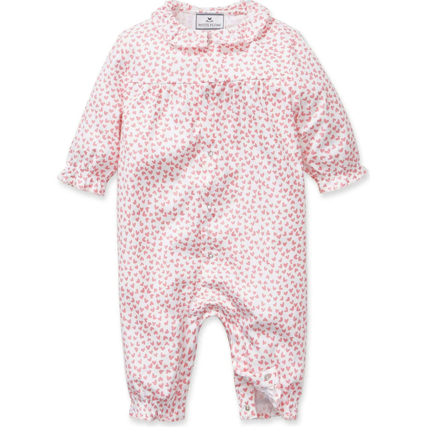 Baby's Twill Madeline Romper in Sweethearts