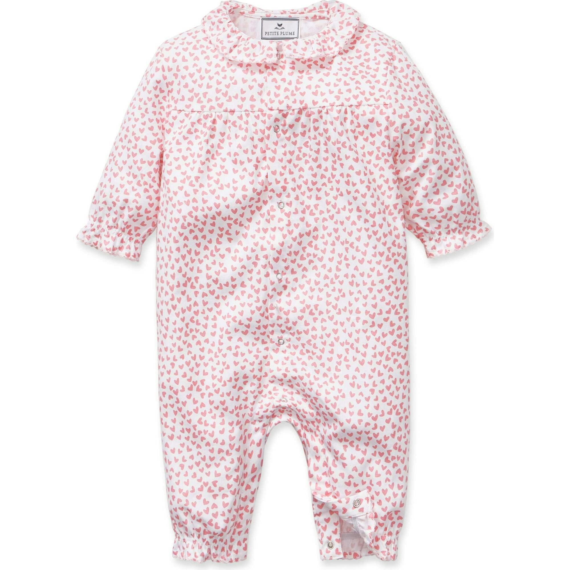 Baby's Twill Madeline Romper in Sweethearts