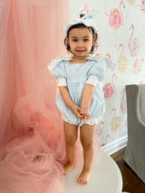 Charlotte Baby Blue Romper