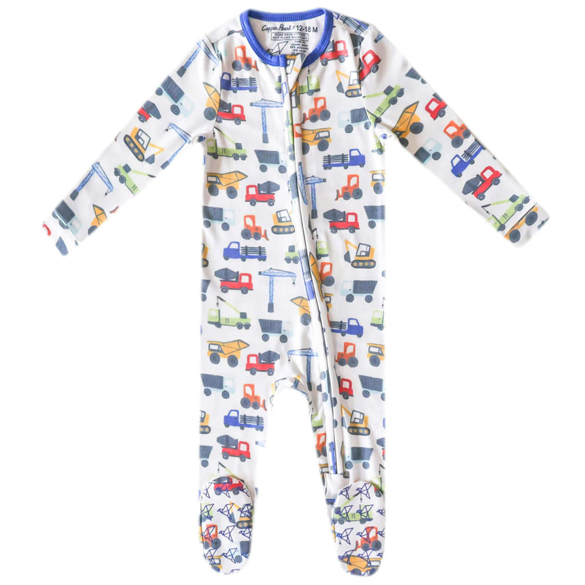 Zip-Up Footie Pajama - Diesel