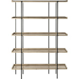Cecilia Retro Mid-Century 5-Tier Wood Etagere