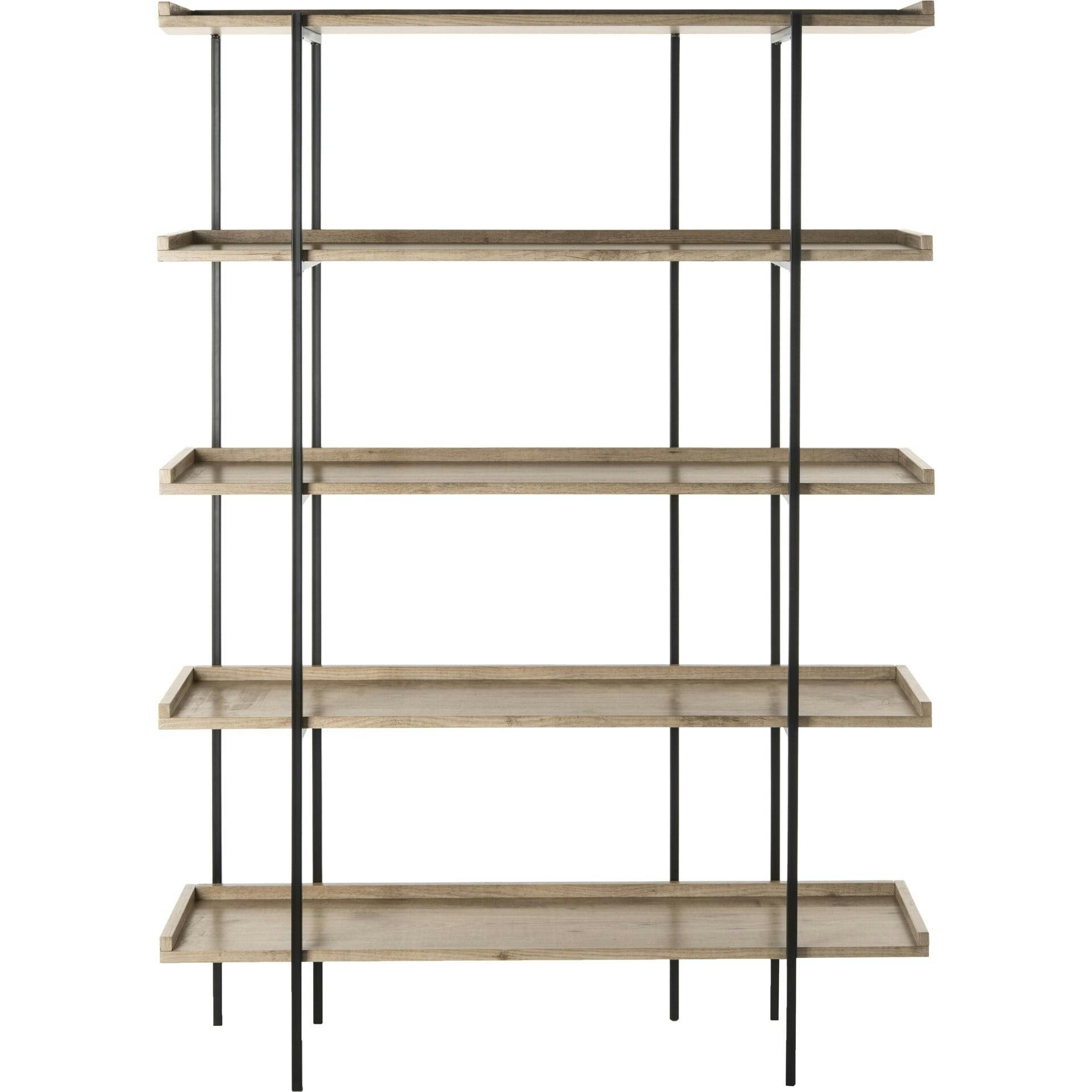 Cecilia Retro Mid-Century 5-Tier Wood Etagere