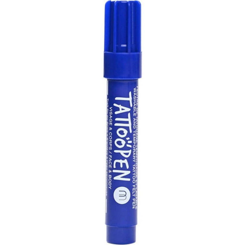 Tattoo Pen for Kids Dark Blue
