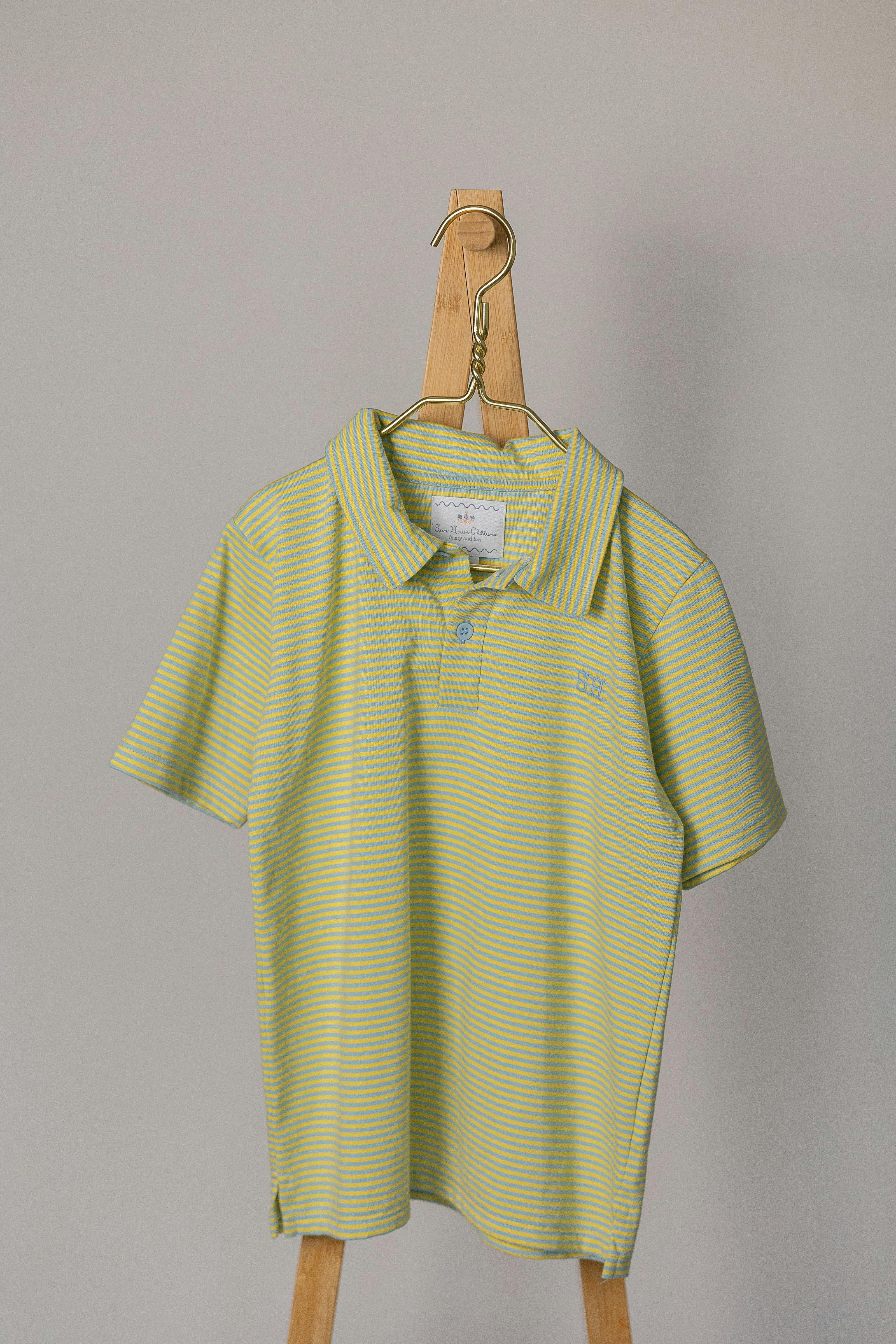 Banks Polo in Dockside Stripe