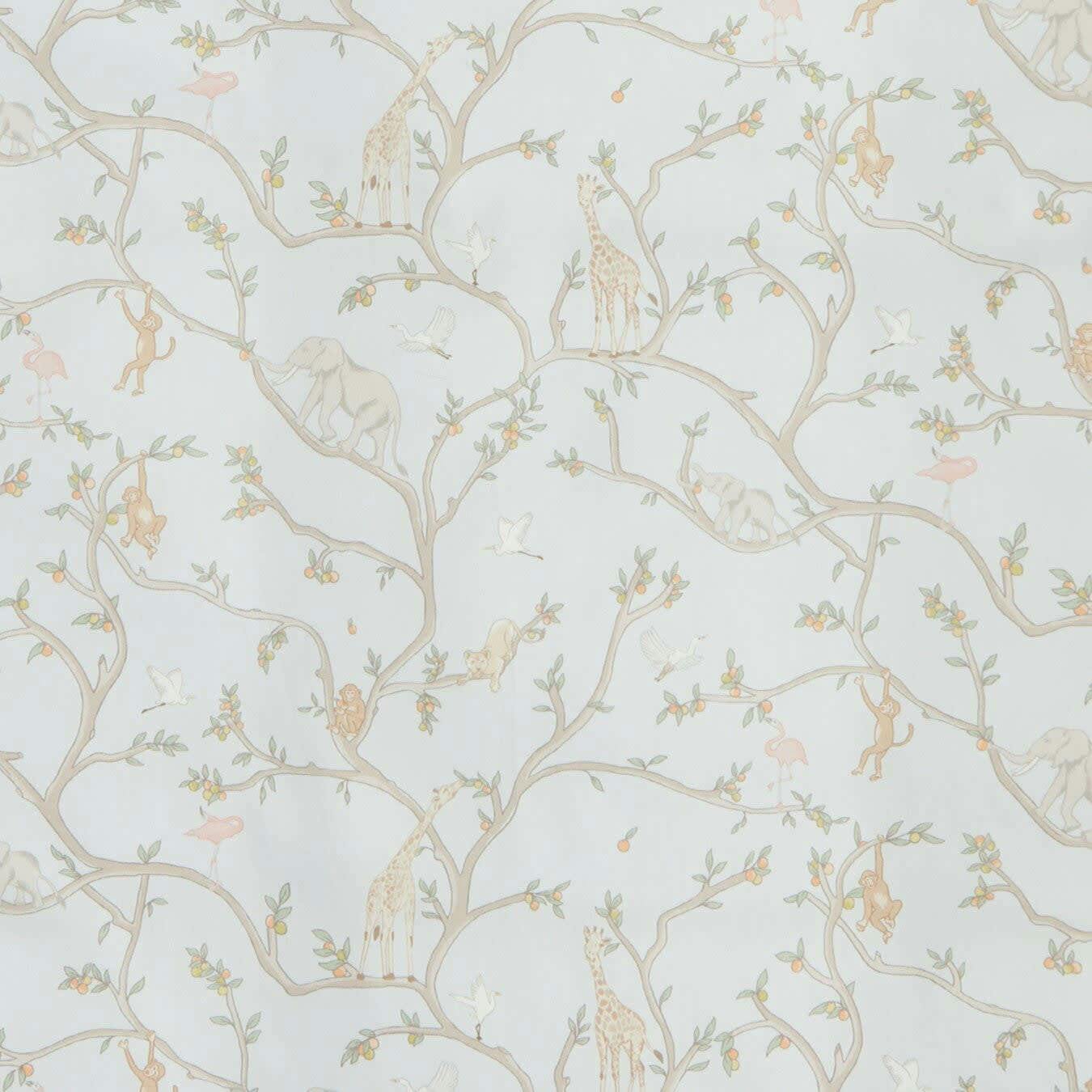 Animal Parade Print Crib Sheet