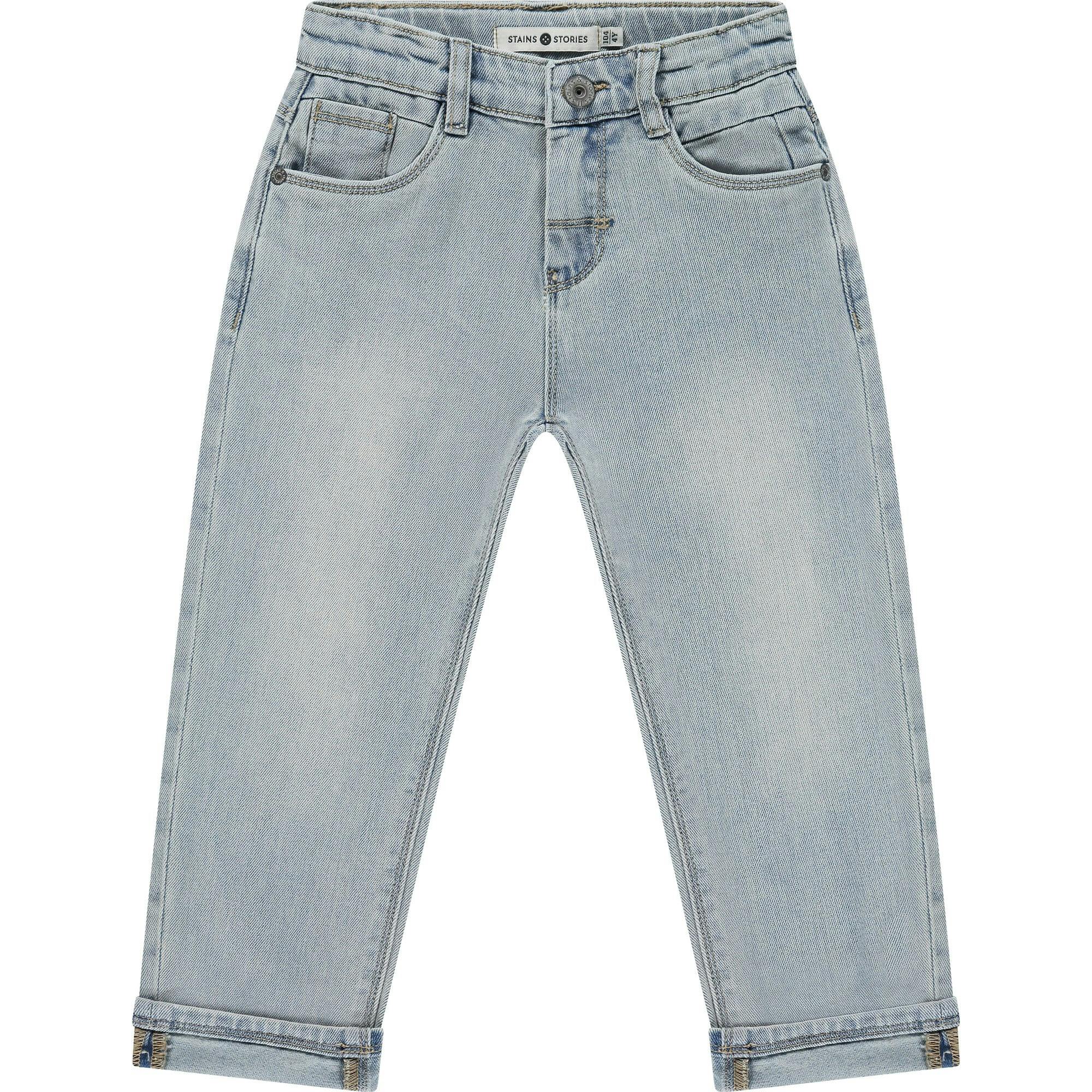 Wide Leg Classic Denim Pants