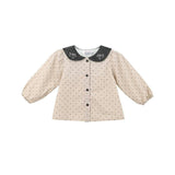 Beige Polka Dot Outfit