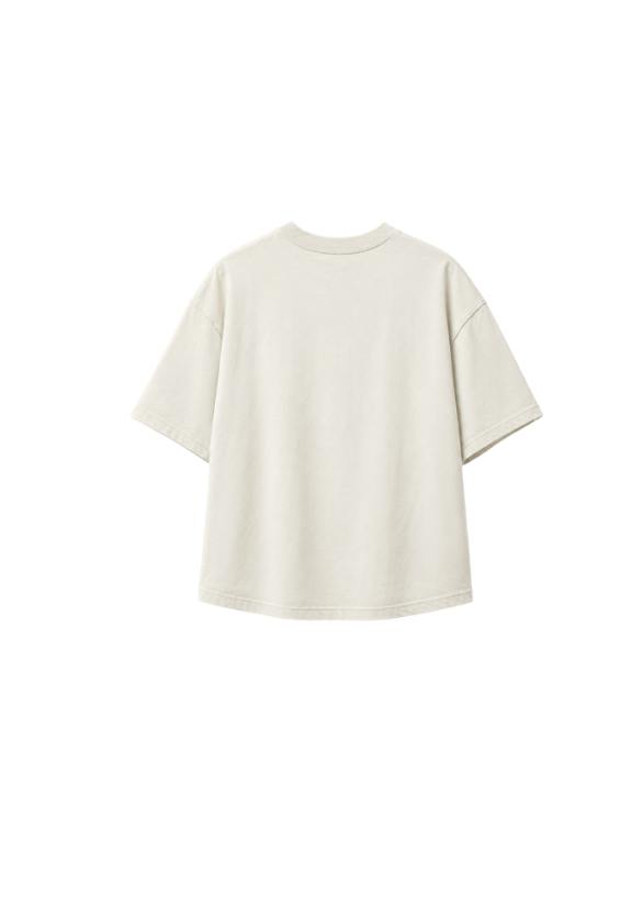 Mochi Teen T-Shirt Black Iris Embroidery