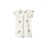Girls Jersey Box Pleated Sleeve Dress