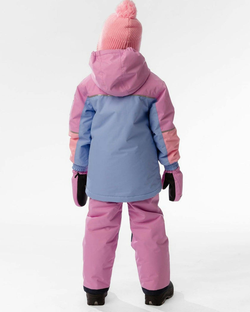 Light Weight Two Piece Chill Snowsuit Pink Blue and Mauve