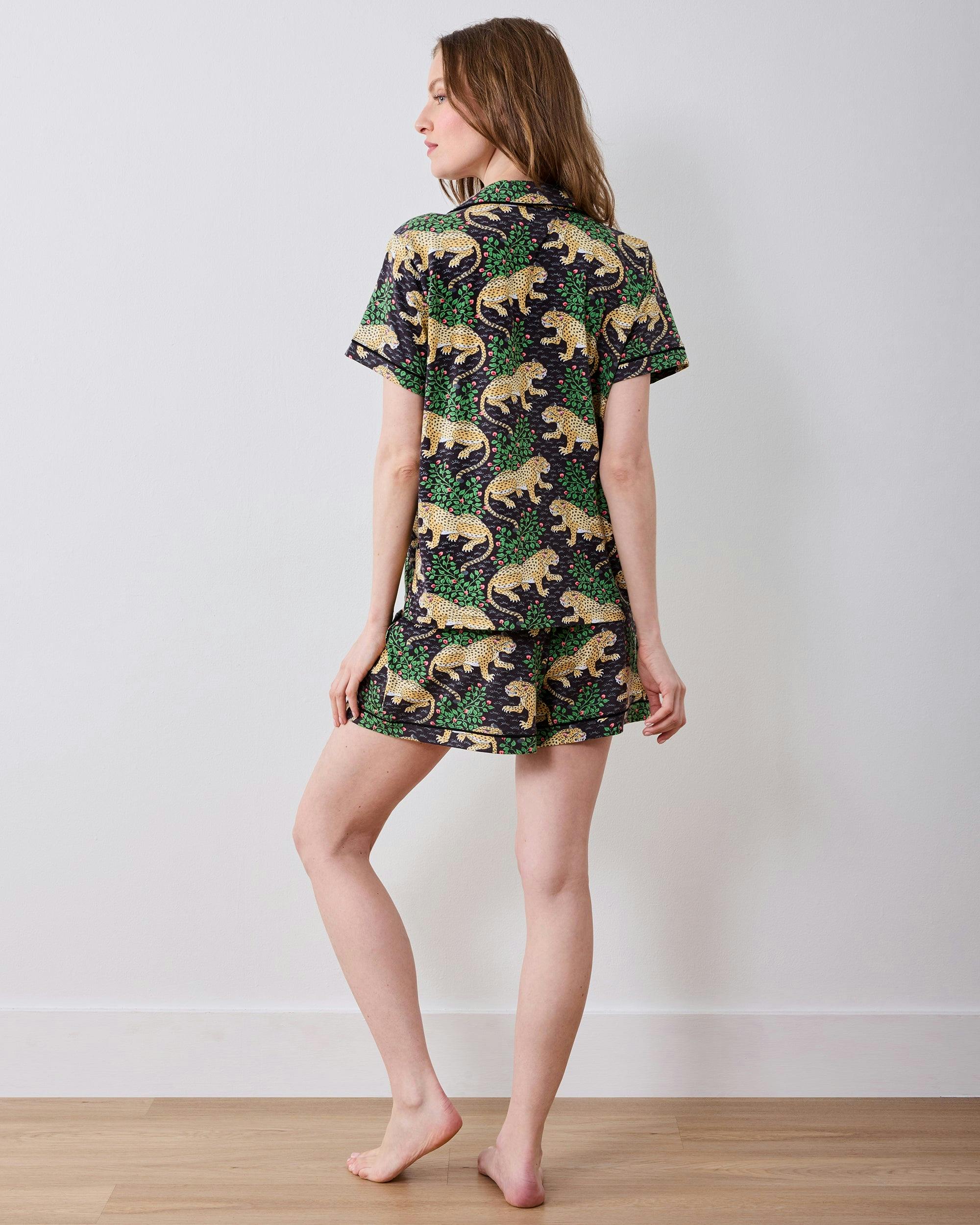 Bagheera - Organic Pima Modal Knit Short PJ Set - Smoke