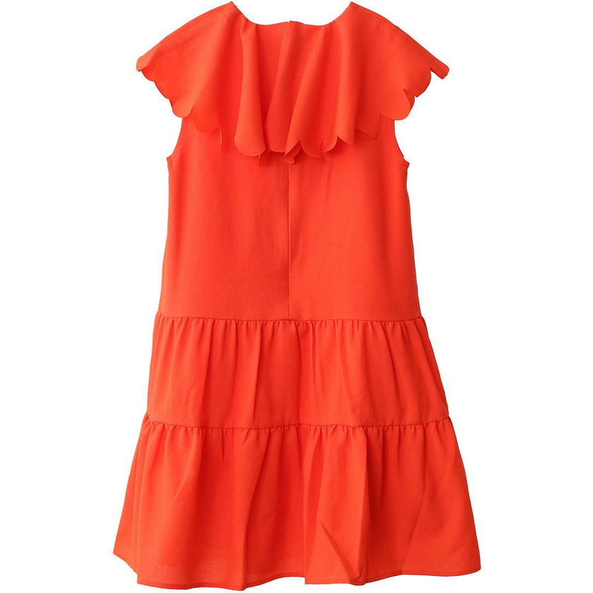 Anna dress (scarlet orange)