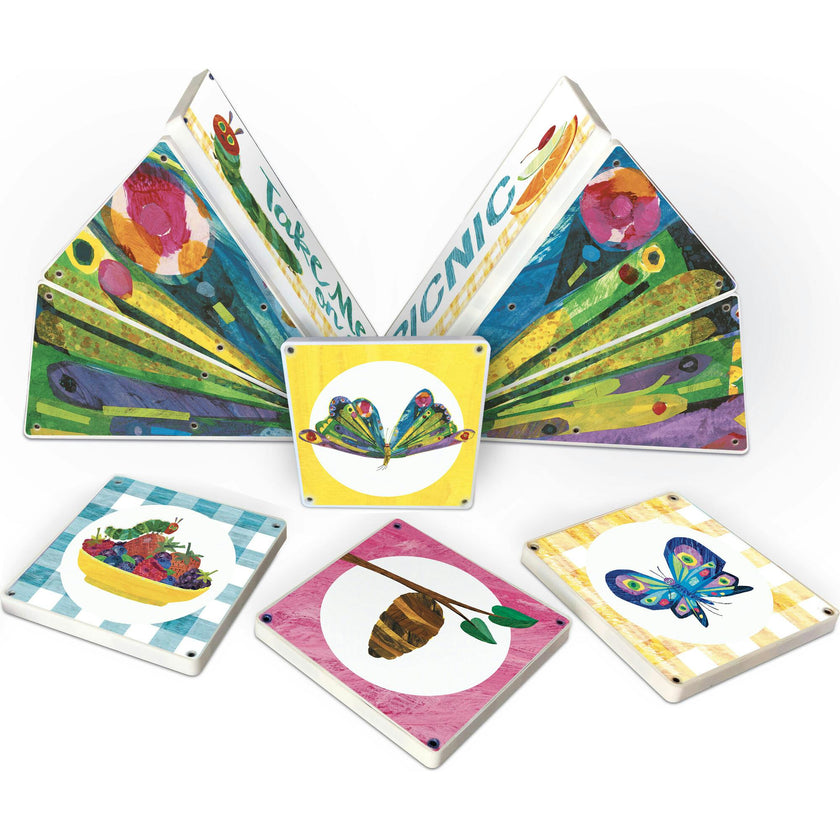 The Very Hungry Caterpillar:&nbsp;Garden Picnic Magna-Tiles Structures