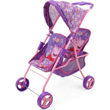 Peppa Pig: Doll Twin Stroller - Purple
