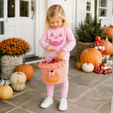 Ruffled Pumpkin Trick-or-Treat Tote