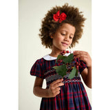 Smocked Girls Dress Kelly