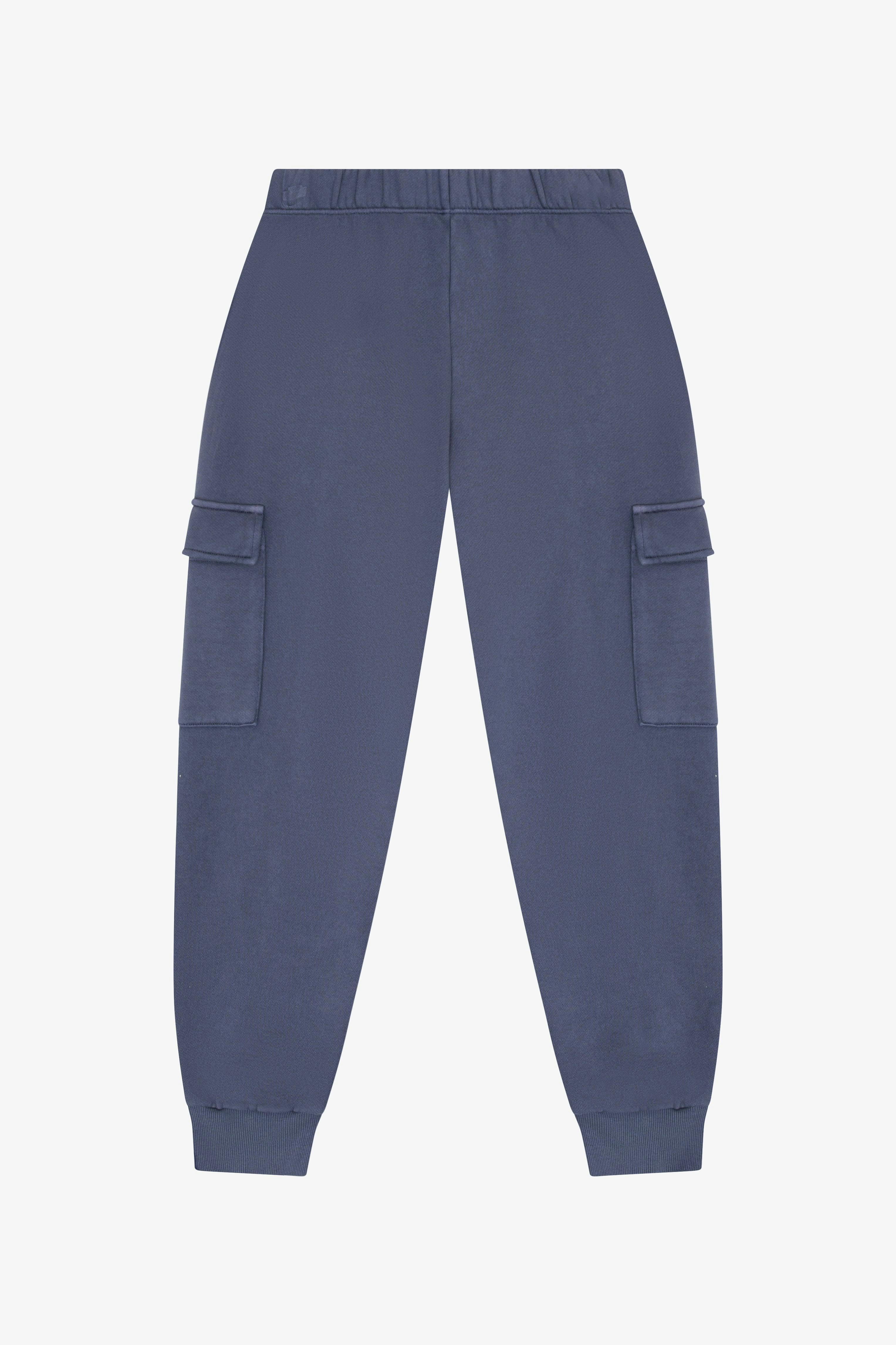 Tenly Cotton Fleece Cargo Jogger Pant