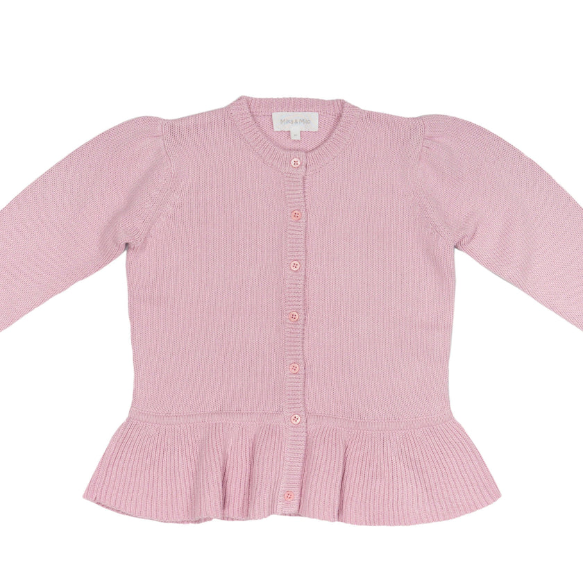 Ruffled Hem Jacket | Lilac