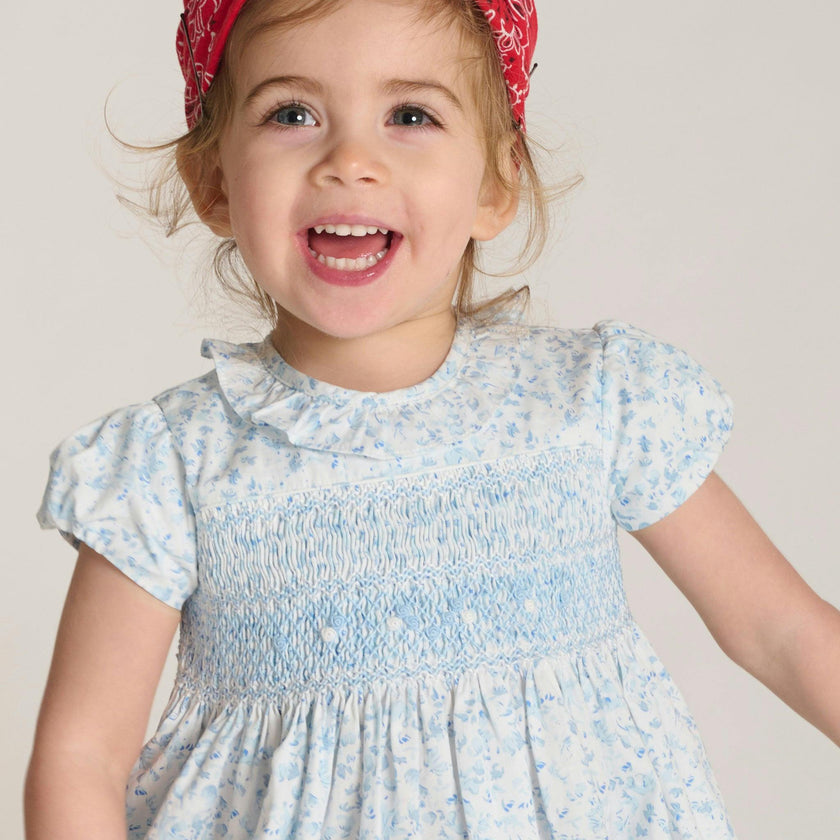 Hand-Smocked Baby Dress - Chiara