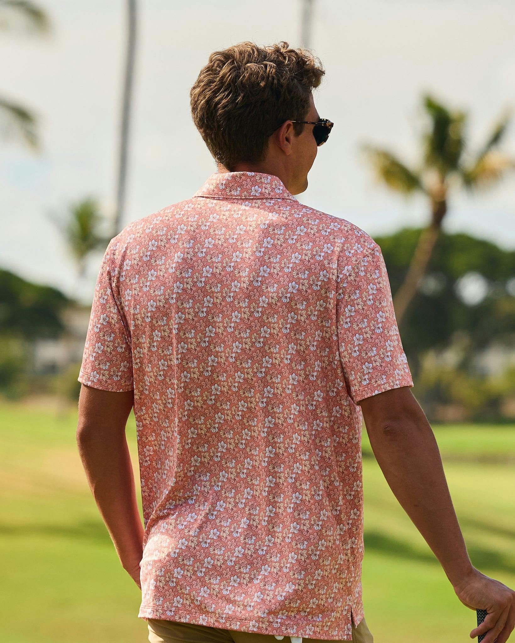 The Azaleas - Sunset Golf Shirt