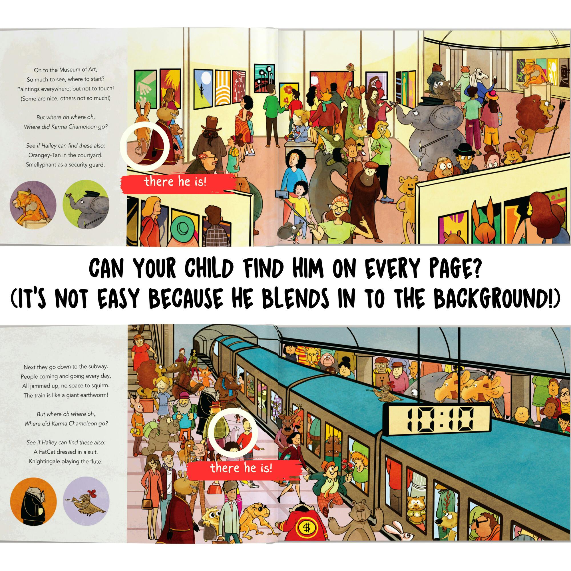 Where is KarmaChameleon? (Personalized Seek & Find Story)