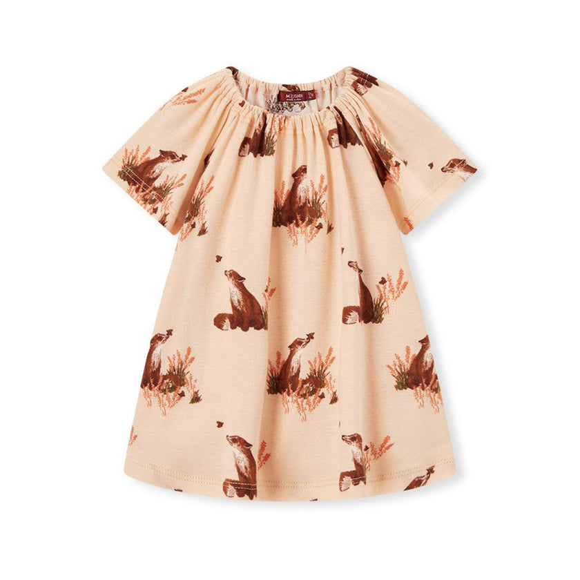 Floral Organic Cotton Dress & Bloomer Set