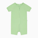 Ribbed Zip Summer Pajamas