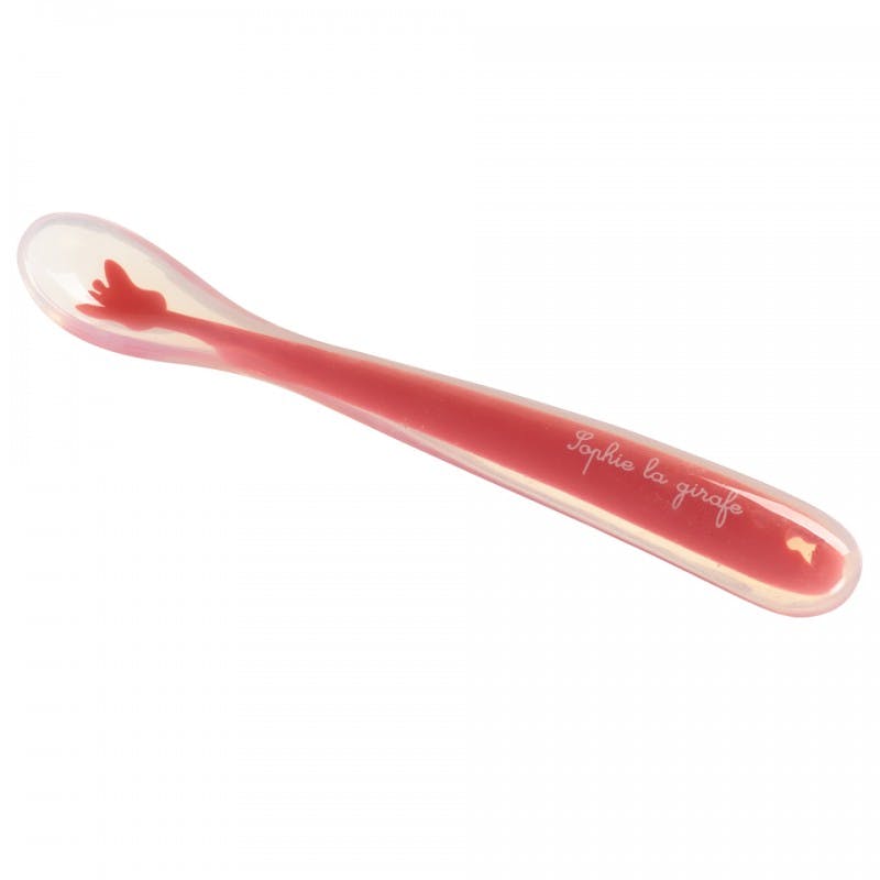 Set of 2 Sophie Silicone Baby Spoons
