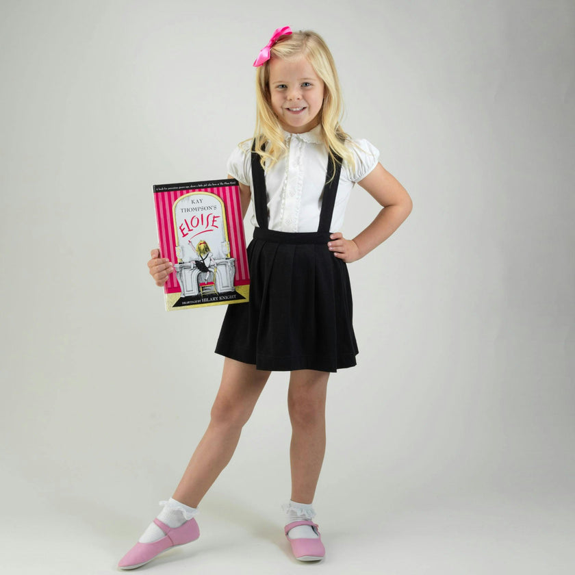 Eloise Blouse & Jersey Pinafore Set