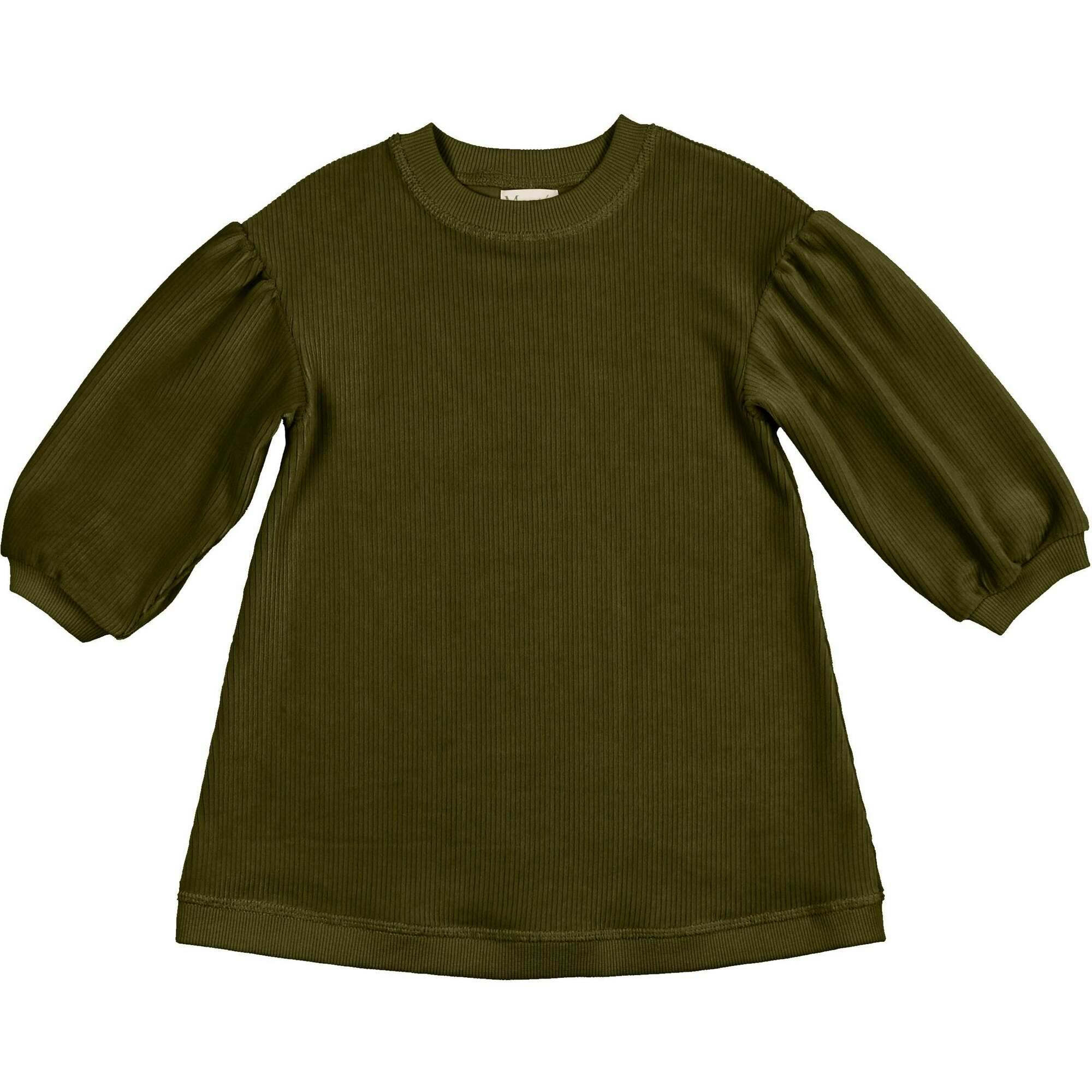 Corduroy And French Terry Dress