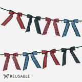 Plaid Bow Bell Garland