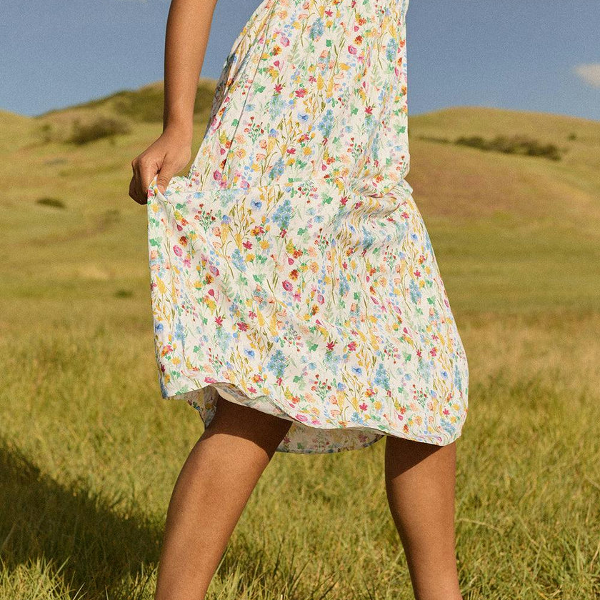 Ana Dress in Floral Fields