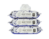 Natural Bamboo Baby Wipes, White