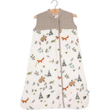 Cotton Muslin Quilted Sleep Bag - Forest Friends