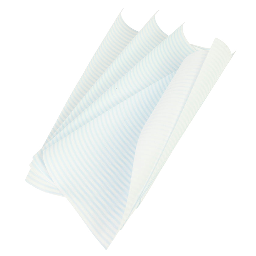 Applique Sheets in Light Blue Stripe