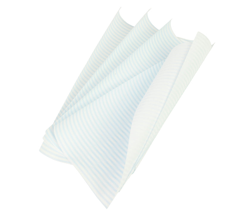 Applique Sheets in Light Blue Stripe
