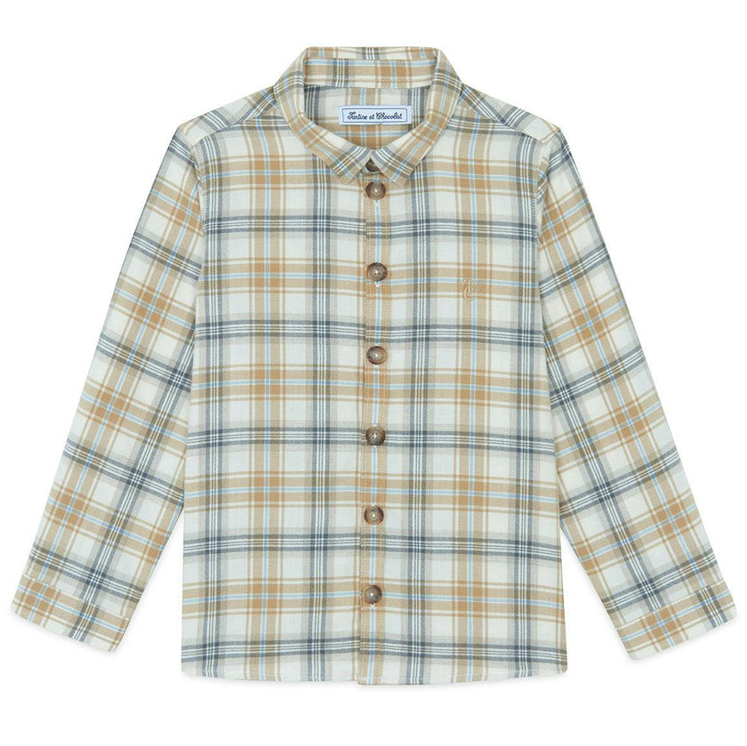 TARTINE ET CHOCOLAT ON SHIRT - NACRE