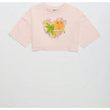 BIRDS CROP TOP BLUSH