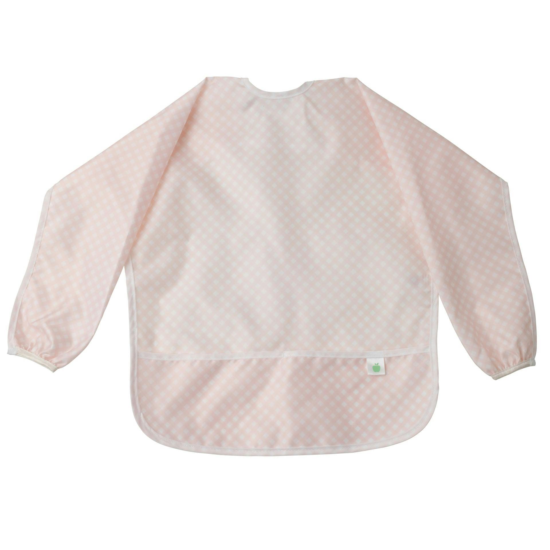 The Cover Everything Bib in Pink Gingham
